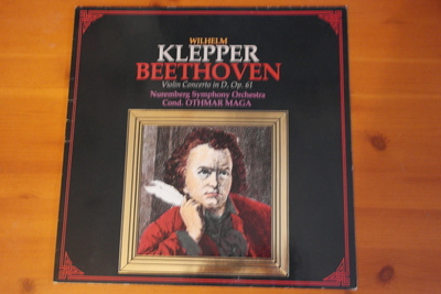 Wilhelm Klepper:Beethoven Viulukonsertti D Op.61.LP.Hyvä!