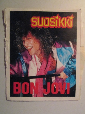BON JOVI VANHA PIENI TARRA SUOSIKKI LEHDESTÄ -80 LUVULTA