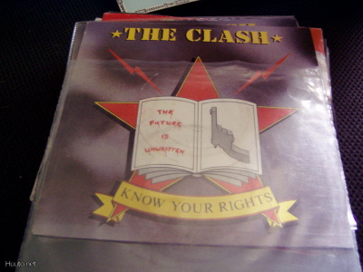 CLASH - KNOW YOUR RIGHTS 7'' VINYYLI EX+/EX+