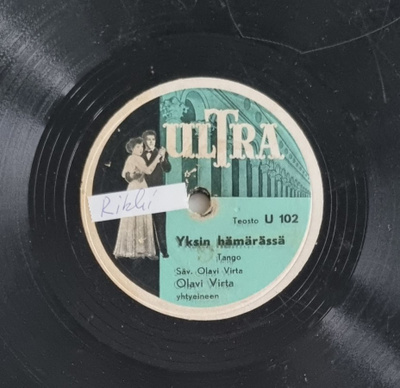 Savikiekko 1952 - Olavi Virta - Ultra U102