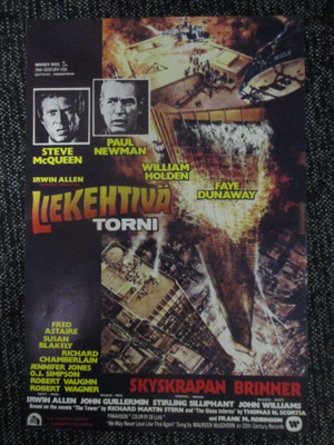 Liekehtivä torni (1974) - vanha elokuvajuliste
