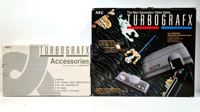 TurboGrafx-16 konsoli + Accessories Pack