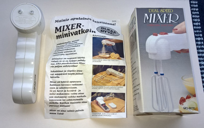 MINIVATKAIN MIXER VISPILÄ PARISTOKÄYTTÖINEN