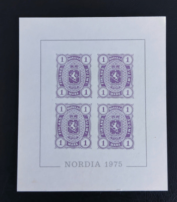 1975 Nordia numeroitu muistoarkki