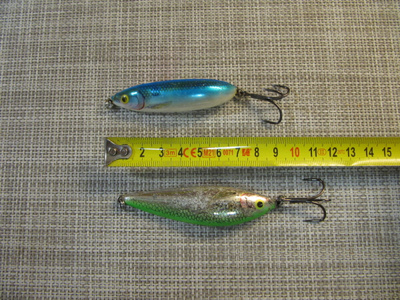 Uistimia Rapala Minnow Spoon ja Samba 22.