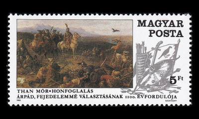 Unkari 4053 ** Árpádin valitseminen ruhtinaaksi 1100v (198