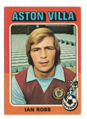 Purkkakuva Jalkapallo n:o 112 1973-74 IAN ROSS. ASTON VILLA.