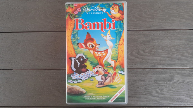 VHS: Bambi (Walt Disney Klassikot 1942/?)