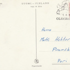 Postikortti, OLAVINLINNA / SAVONLINNA, Erikoisleima - pikkukuva 2