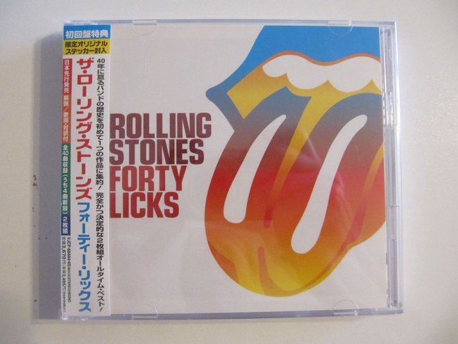 The Rolling Stones Forty Licks Japanilainen 2*CD OBI  TARRA