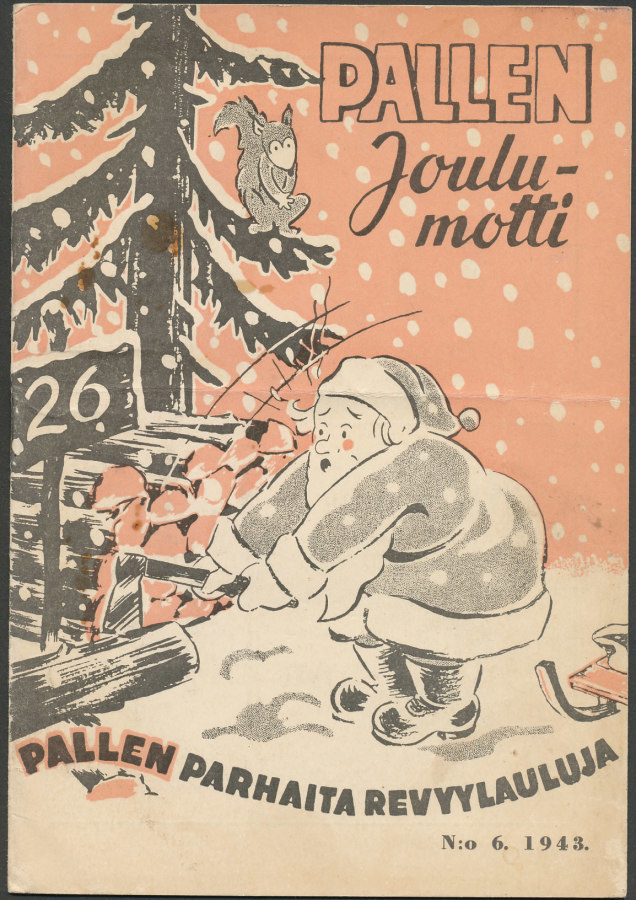 SIKERMÄ PALLEN PARHAITA REVYYLAULUJA lauluvihko no. 26 1943