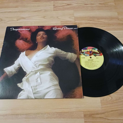 Impressions – Loving Power lp orig 1976 Funk / Soul hieno