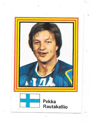 1983 SWE Semic MM-tarra #29 Pekka Rautakallio Suomi & Ässät