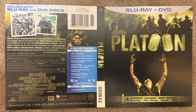 PLATOON (BD) Oliver Stone