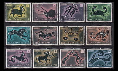 San Marino 942-53 o Horoskooppimerkit (1970)