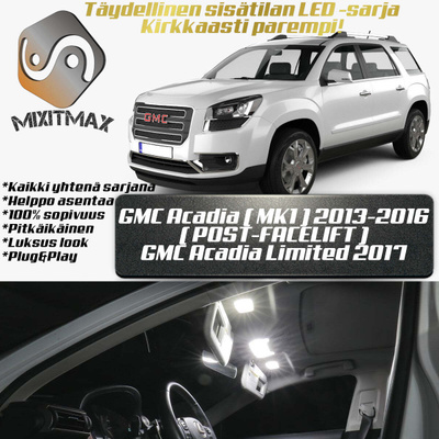 GMC Acadia (MK1) Post-Facelift Sisätilan LED-sar