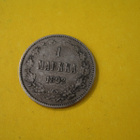 1 markka 1892 - hopeaa - pikkukuva 1