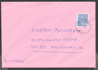 Postilähetys - Yl.m. 0,50 (LAPE 666) Laukaa 8.10.72