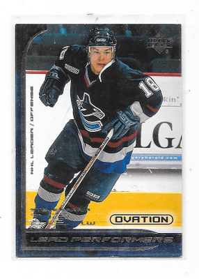 99-00 UD Ovation Lead Performers #LP10 Steve Kariya Canucks