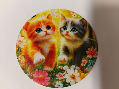 Kissa jääkaappi magneetti.