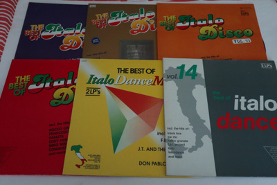 6 x Italo Disco Kokoelma -LP:tä