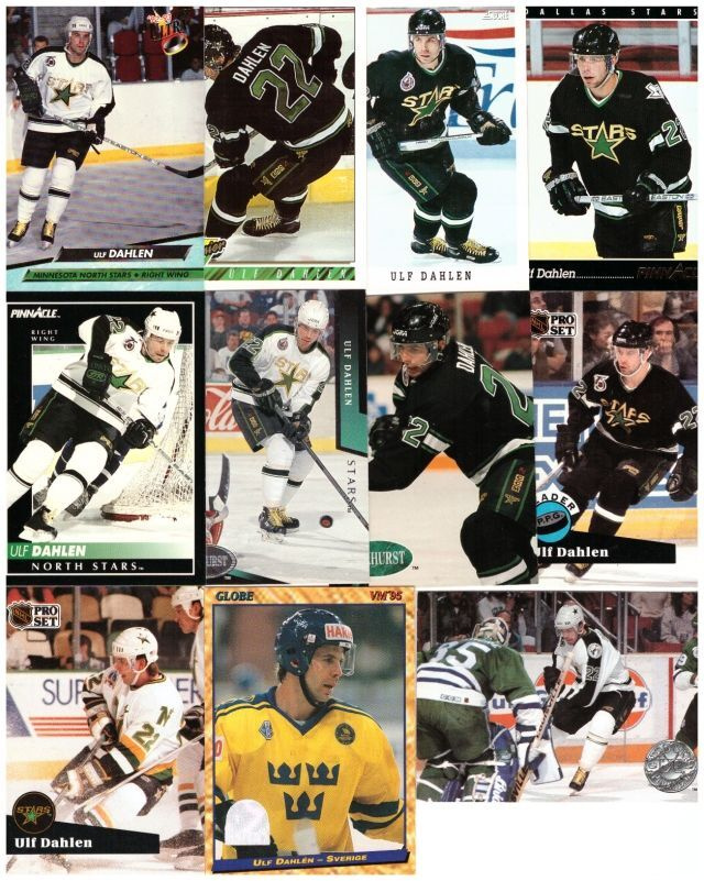 11 x Legenda ULF DAHLEN Stars, Team SWE