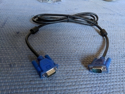 VGA näyttökaapeli (VGA cable), 1.8 m