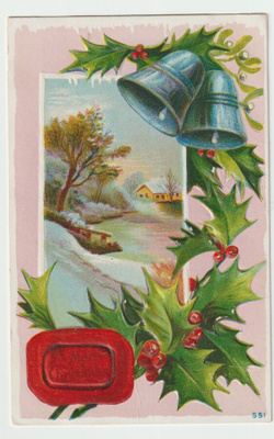 MERRY CHRISTMAS . Joulukellot -taistalla talo