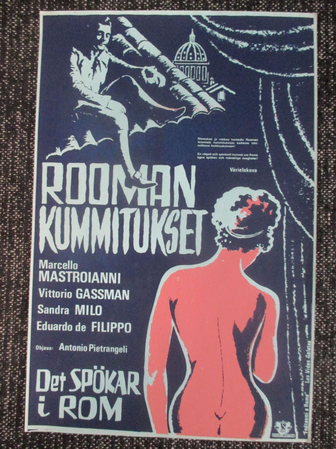 Rooman kummitukset (1961) - vanha elokuvajuliste
