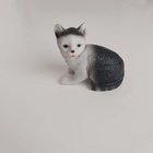 KISSA-FIGUURI CHINA HARMAAVALKOINEN - pikkukuva 2