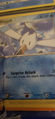 Wingull - Ruby and Sapphire (RS) card