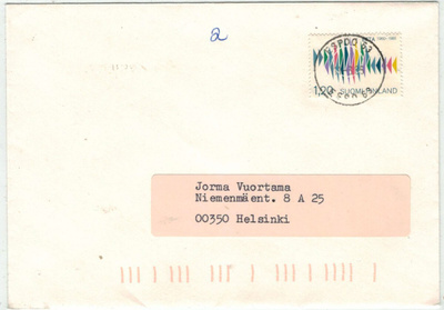 1985 EFTA 2.luokan kirje 1985