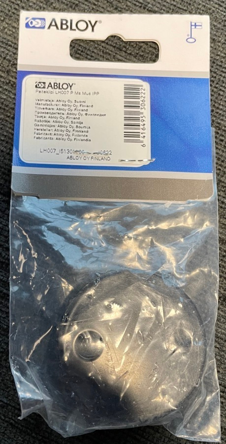 Abloy peitekilpi LH007 Musta