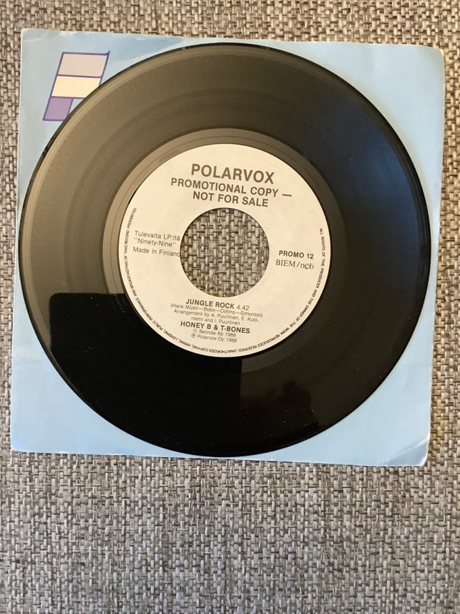 HONEY B & T-BONES:JUNGLE ROCK    7"