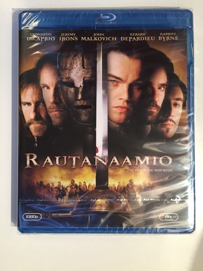 Rautanaamio (Blu-ray) Leonardo DiCaprio, Jeremy Irons [UUSI]