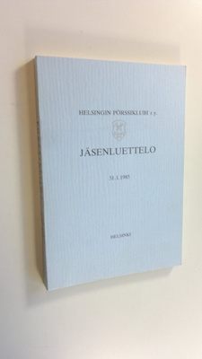 Jäsenluettelo, Helsingin pörssiklubi 1985