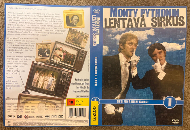 MONTY PYTHONIN LENTÄVÄ SIRKUS KAUSI 1 (2 DVD)