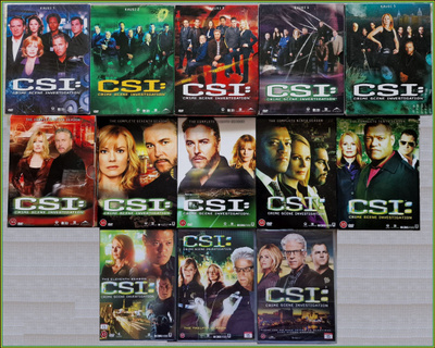 CSI Las Vegas kaudet 1- 13 - DVD Boxit (Todella hyvät)