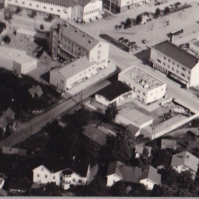 Valkeakoski, Kauppatori. Ilmakuva , mv .e326