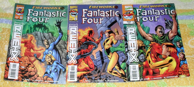 Fantastic Four - Fireworks #1-3, koko sarja