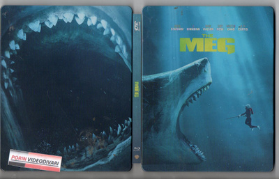 Meg (55 134) k BLU-RAY Steelbook, (2) jason statham 2018 3d