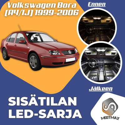 Volkswagen Bora Sisätilan LED-sarja 16-osainen