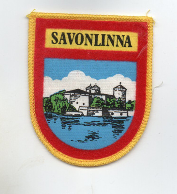 Savonlinna: Matkailu /hihamerkki (kangasta)
