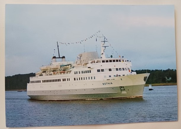 Silja Line, m/s Botnia saaristoalueella, vanh. väripk, ei p.