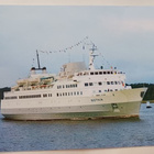 Silja Line, m/s Botnia saaristoalueella, vanh. väripk, ei p. - pikkukuva 1