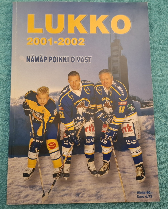 Rauman Lukko kausikirja 2001-2002