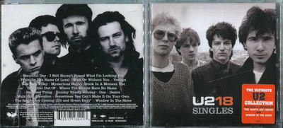 U 2 . CD-LEVY . U2 18 SINGLES