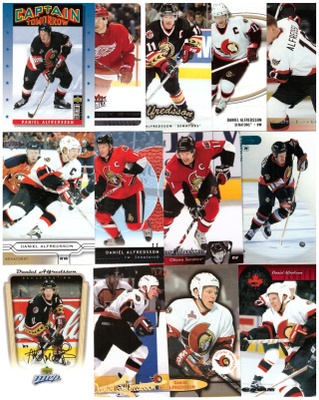 13 x DANIEL ALFREDSSON Ottawa Senators