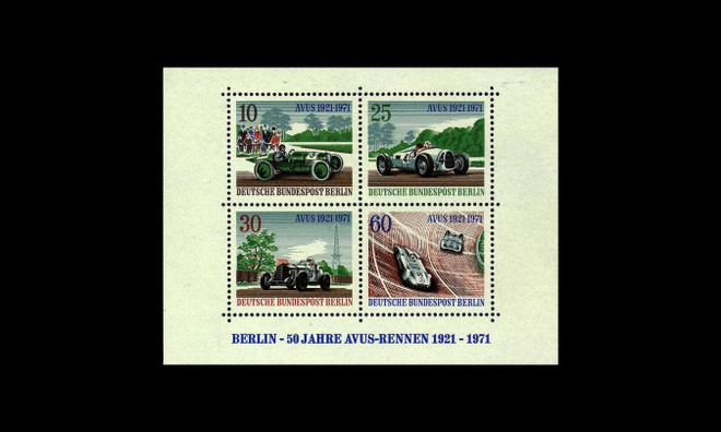 Berlin 397-400BL3 ** Kilpa-autoja blokki (1971)