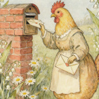Kana postilaatikolla - pikkukuva 1